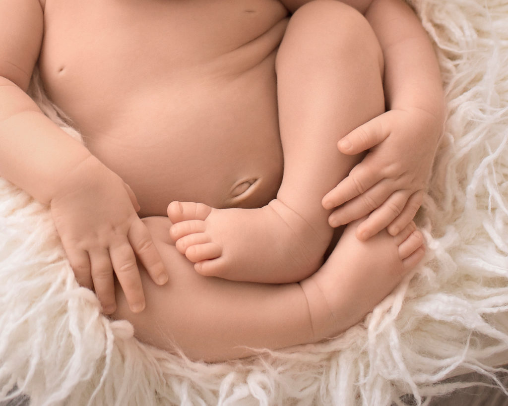 Gainesville Newborn Boy Gavin close up tiny baby details hands feet soft baby skin Andrea Sollenberger Photography