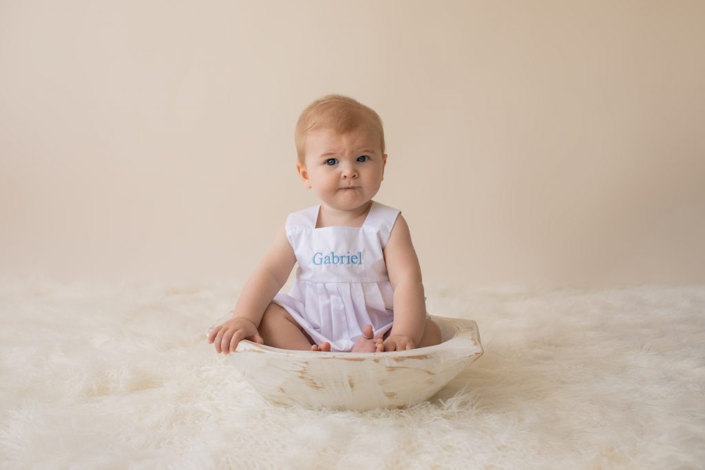 Sweet Pea, 6 Month Baby Photo Session - Mischief and Laughs Photography