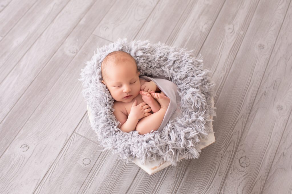 Newborn Photos in a Studio