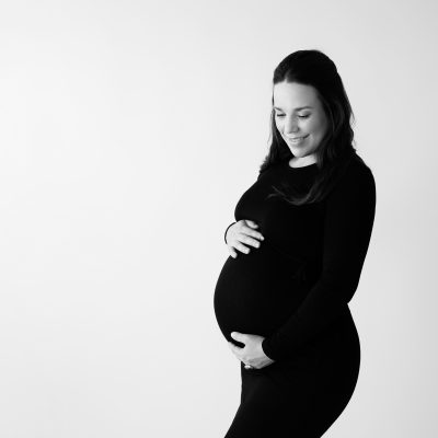 Black and White Maternity Photos