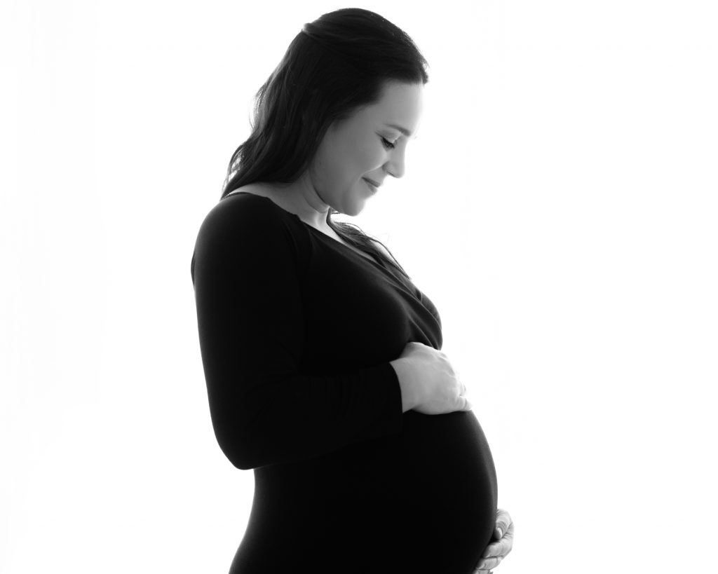 Black and White Maternity Photos