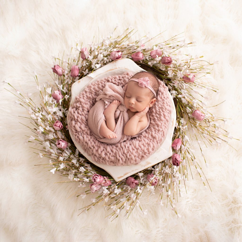 Rainbow Baby Newborn Photos