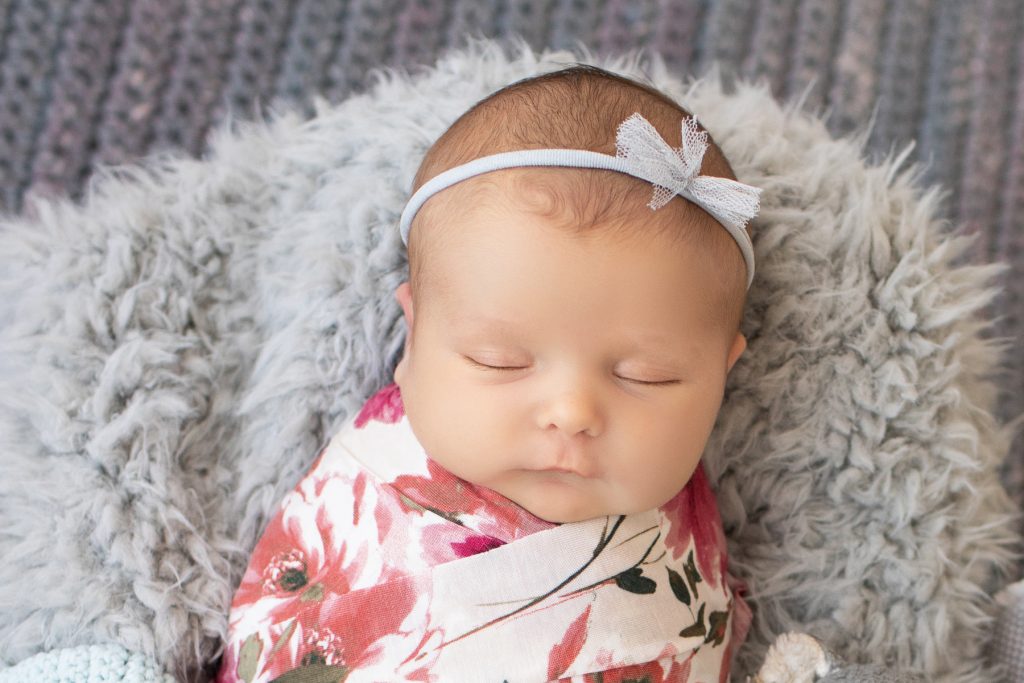 Dreamy Floral Newborn Photos