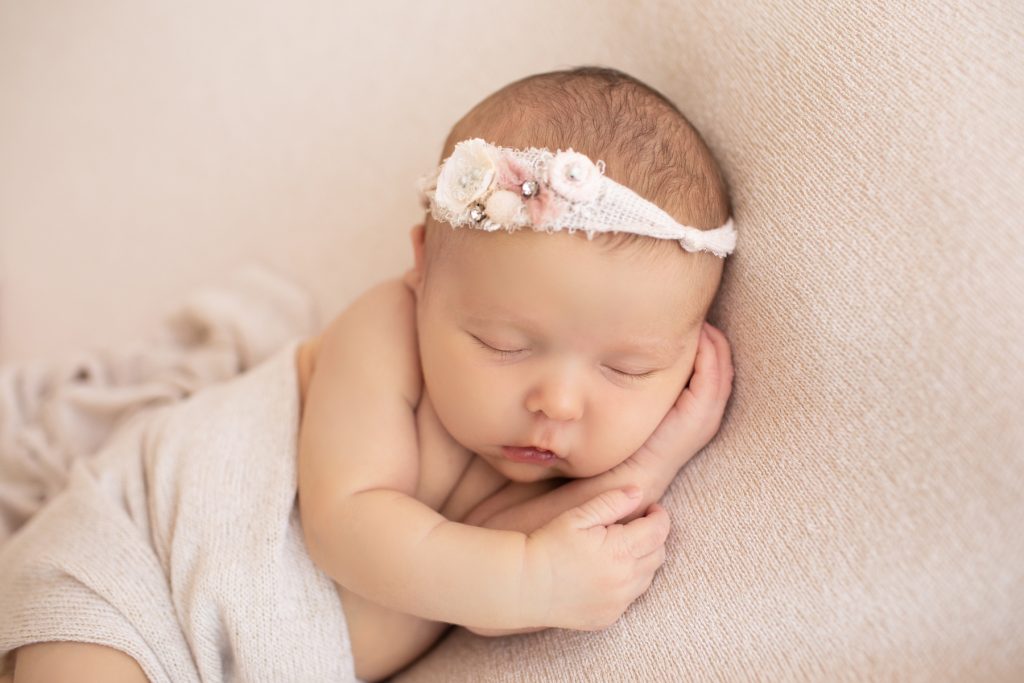 Dreamy Floral Newborn Photos