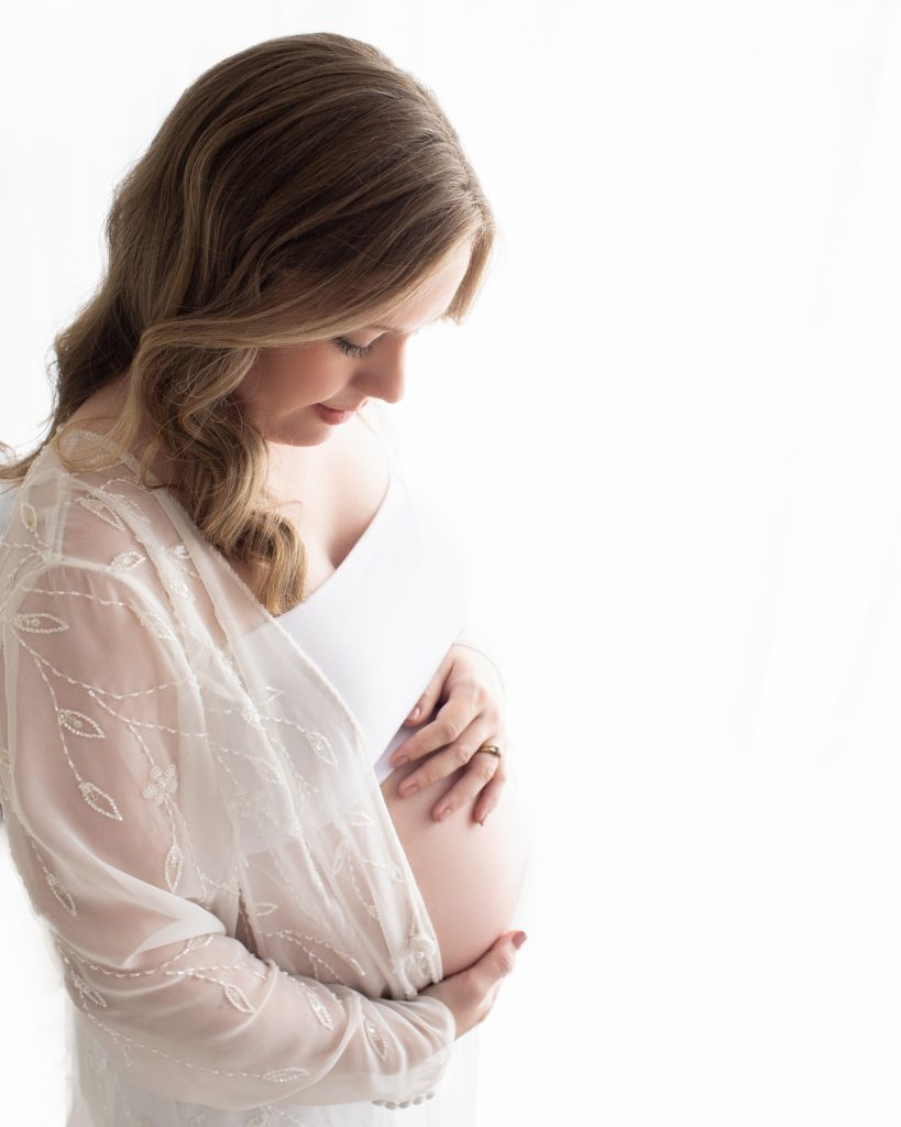 White Maternity Dress