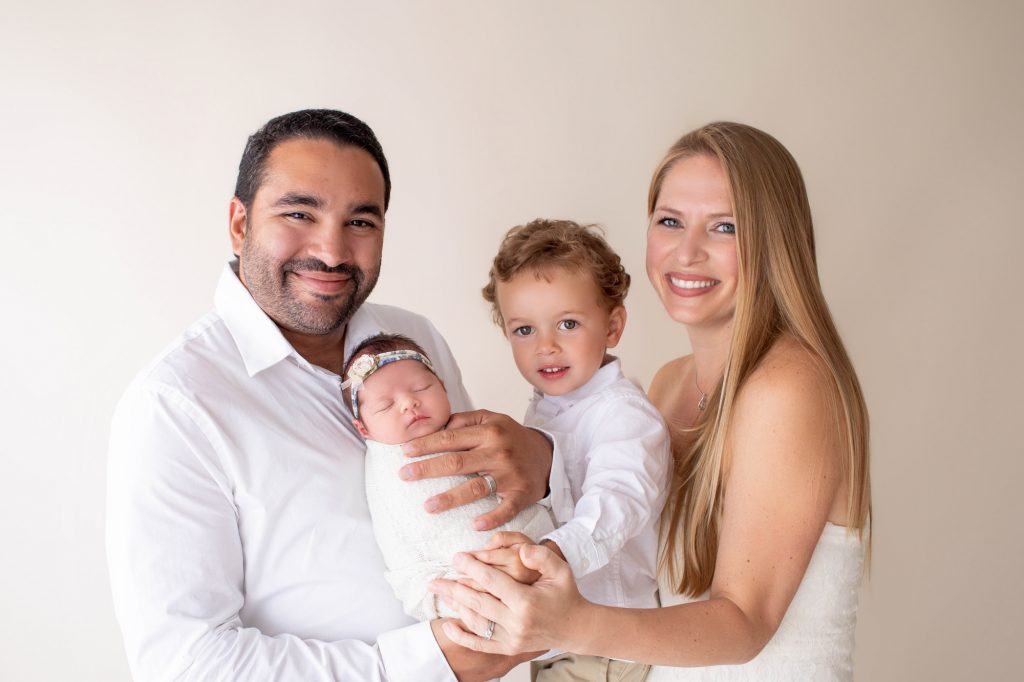 newborn family photo