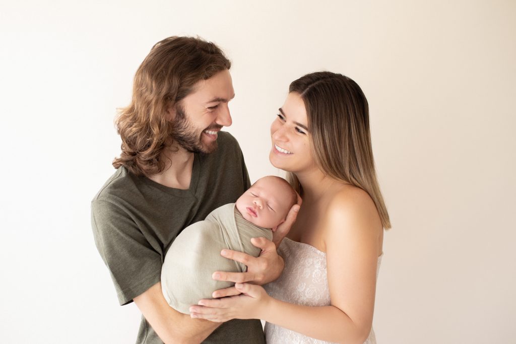 721 Happy Young Couple Their Cute Newborn Baby Stock Photos - Free &  Royalty-Free Stock Photos from Dreamstime