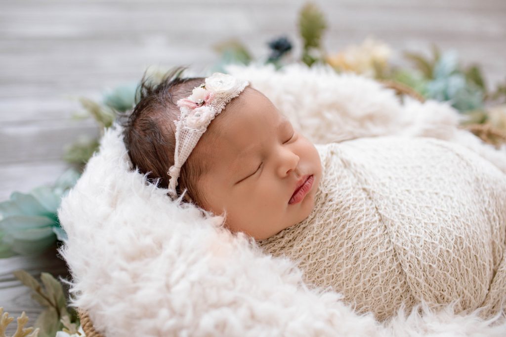 newborn baby girl photo