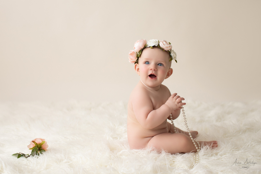 6 Month Milestone Photos | West Hartford, CT | Babies