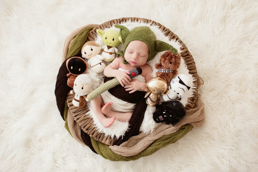 Newborn Baby Star Wars Photo Session
