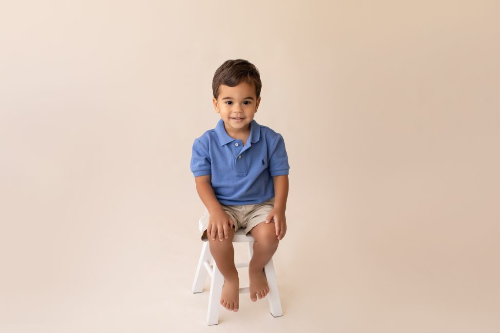 Professional Photo Session for Two-Year-Old Boy in Gainesville, FL
