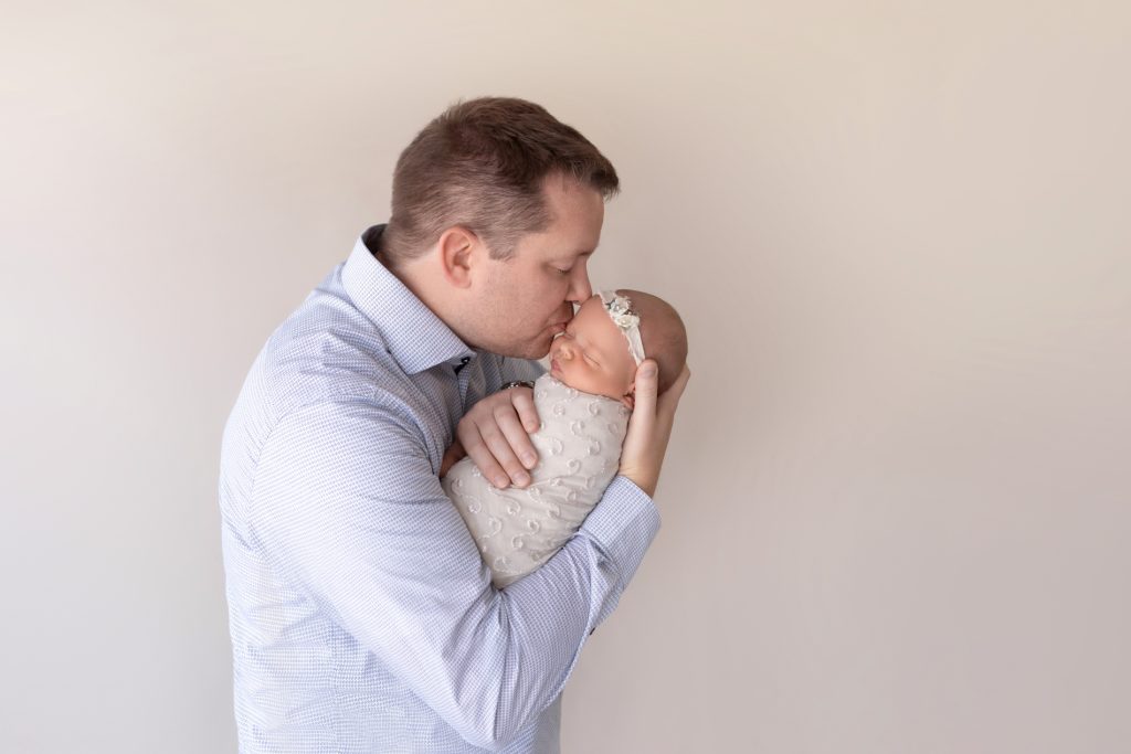 Newborn Baby With Dad Gainesville, FL