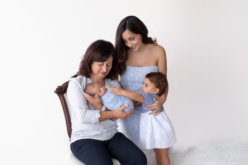 Newborn Photos with Grandma