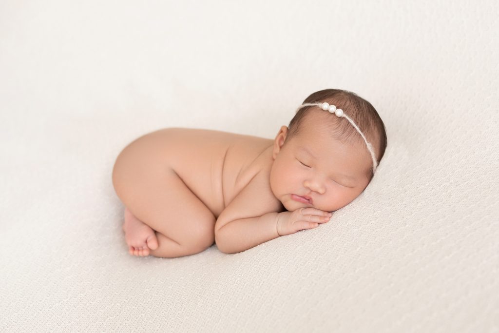 Sleeping Newborn Baby Portrait Gainesville, FL