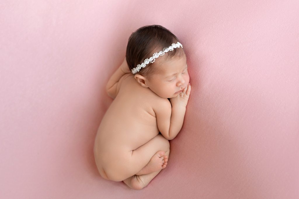 Creative Newborn Baby Girl Photography