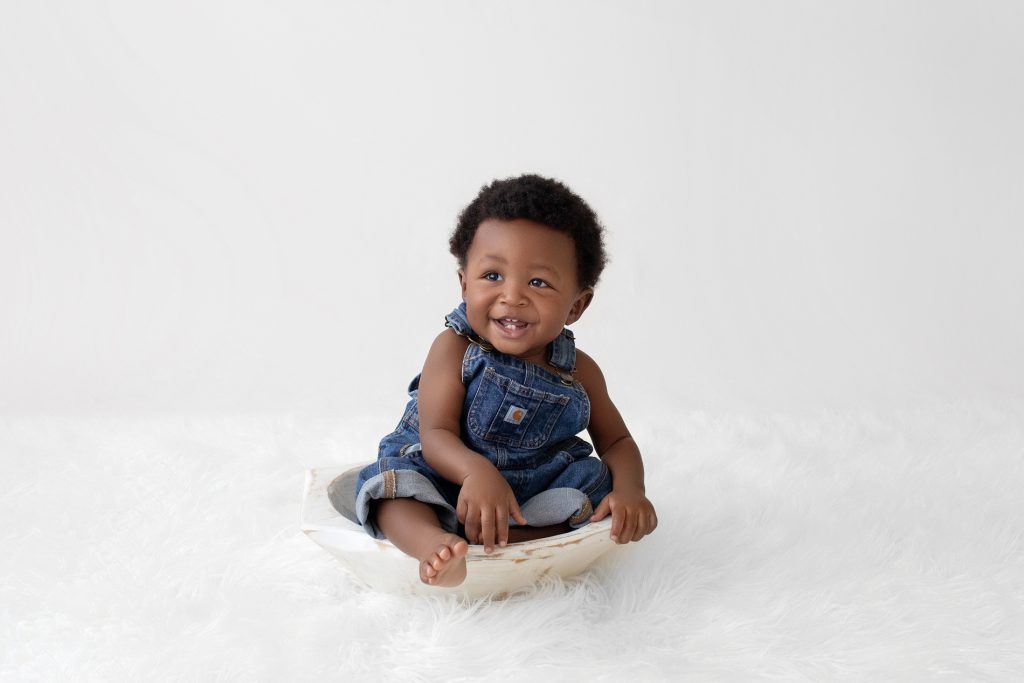 One Year Milestone Portraits Baby Boy Gainesville Florida